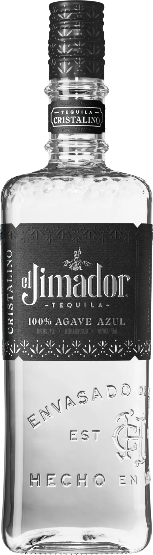 Bottle of el Jimador Tequila - Cristalino