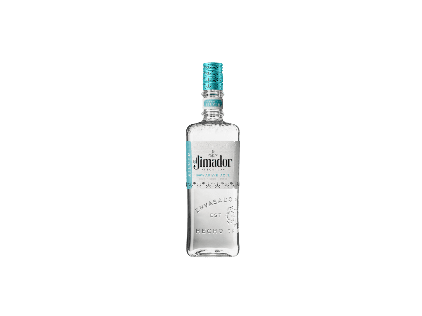 Bottle of el Jimador Tequila Silver.